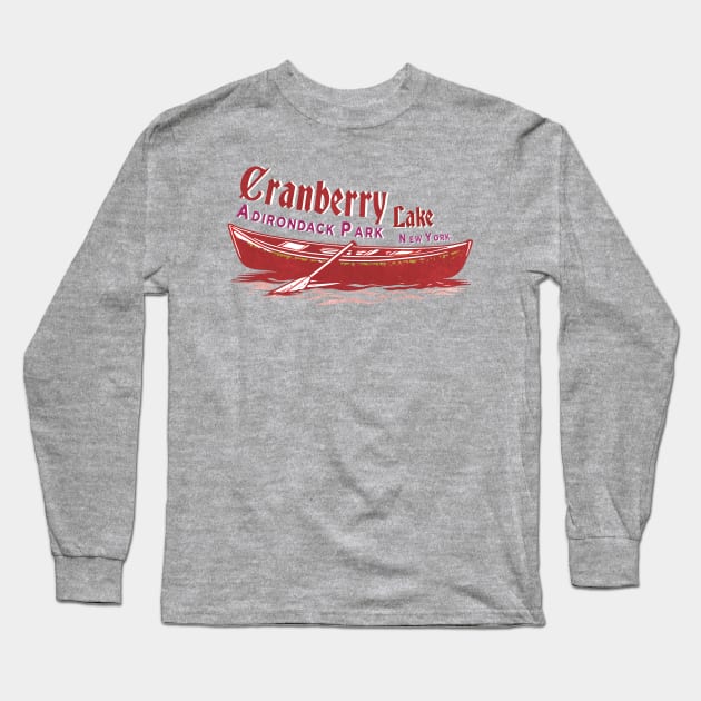 Cranberry Lake the Adirondack Park Long Sleeve T-Shirt by Alexander Luminova